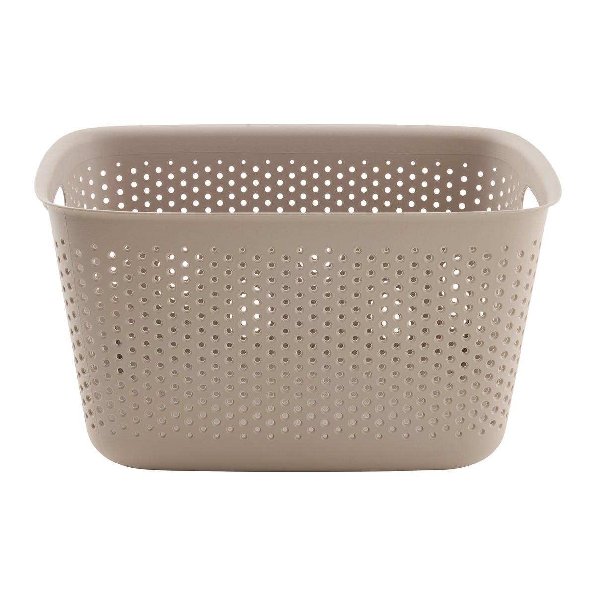 Coșuleț pentru depozitare Maja - cca. 17L - taupe, Modern, plastic (39/29/22cm) - Mömax