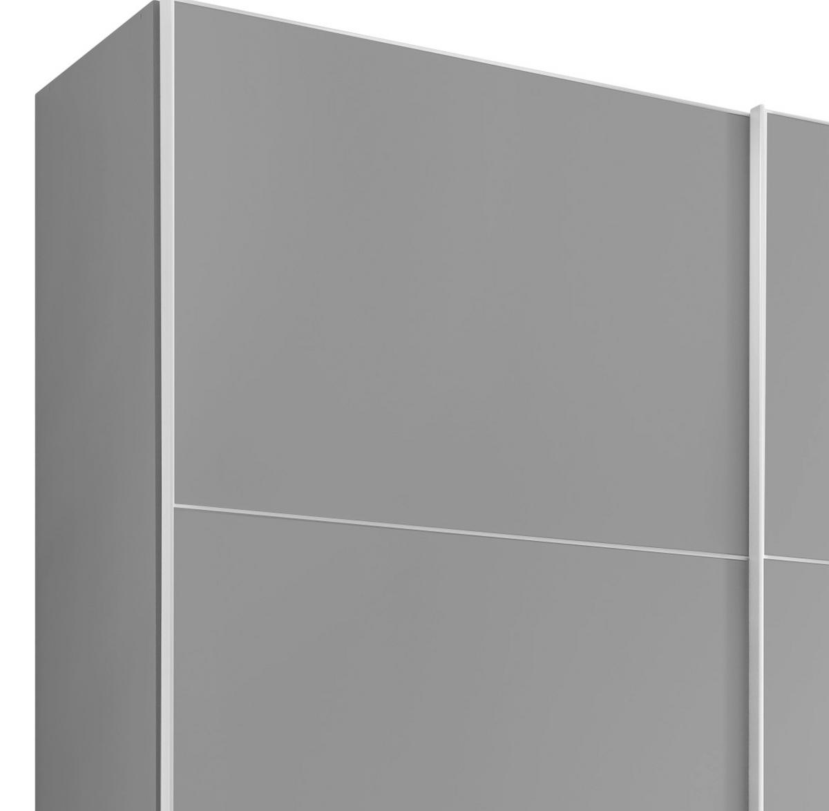 Ormar S Kliznim Vratima Includo - siva/boje aluminija, Moderno (298/222/68cm) - Premium Living