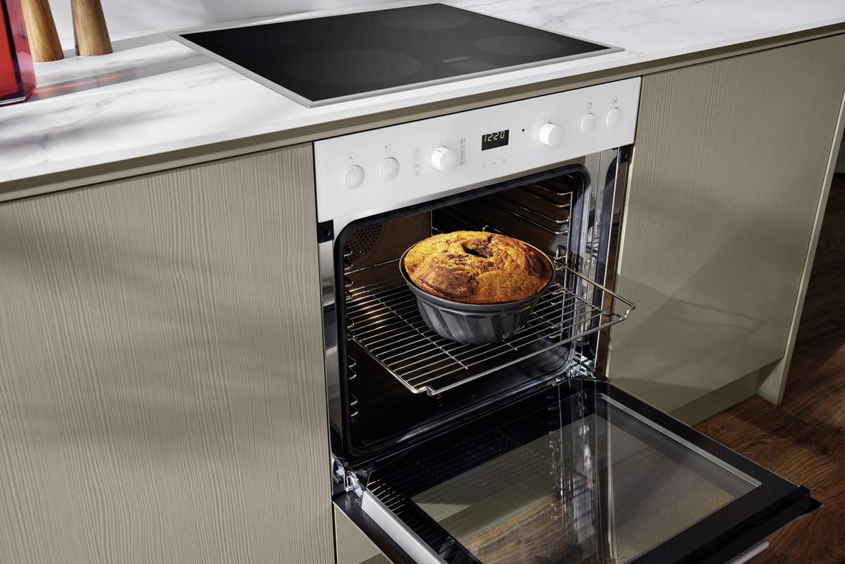 Einbauherd H 2455 E Active Weiß - Weiß, Metall (59,5/59,6/56,8cm) - Miele