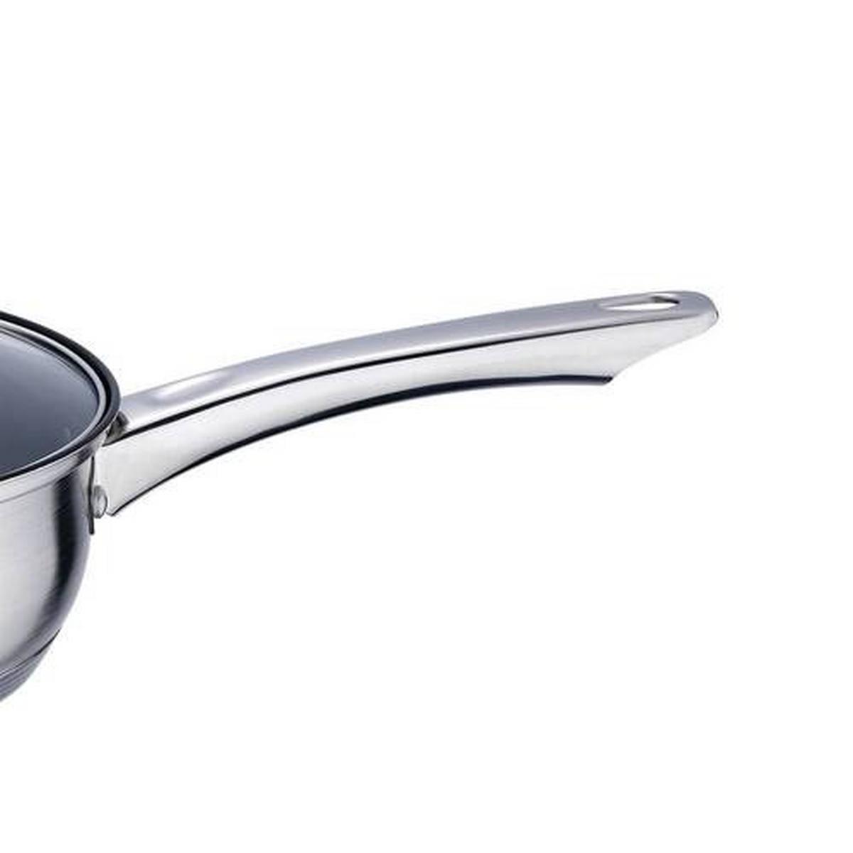 Kochtopset Jumbo, 12-teilig - Edelstahlfarben/Transparent, MODERN, Glas/Metall