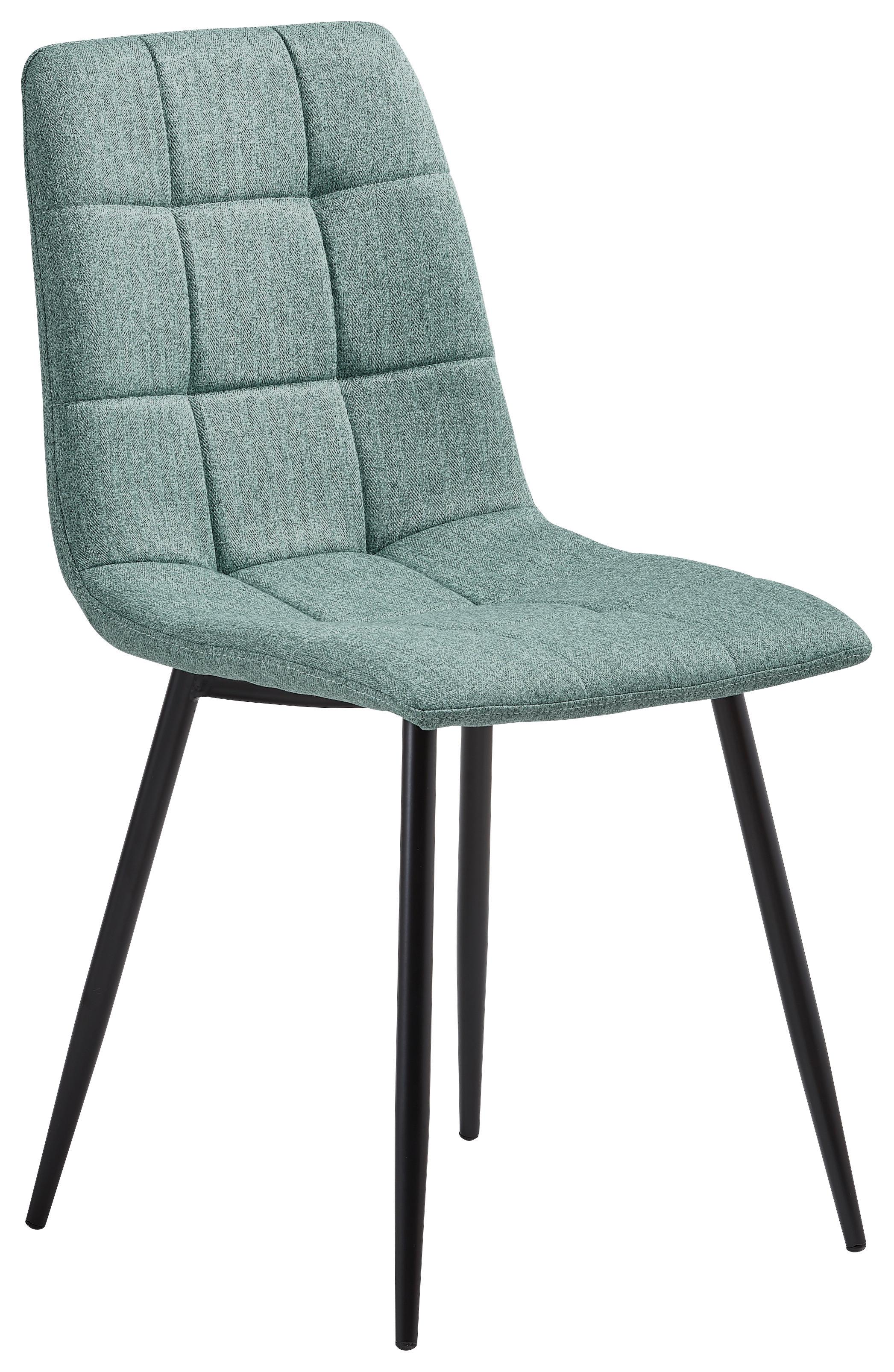 KRZESŁO EMPOLI - zielony/czarny, Lifestyle, metal/tkanina (44,5/86/54,5cm) - Livetastic