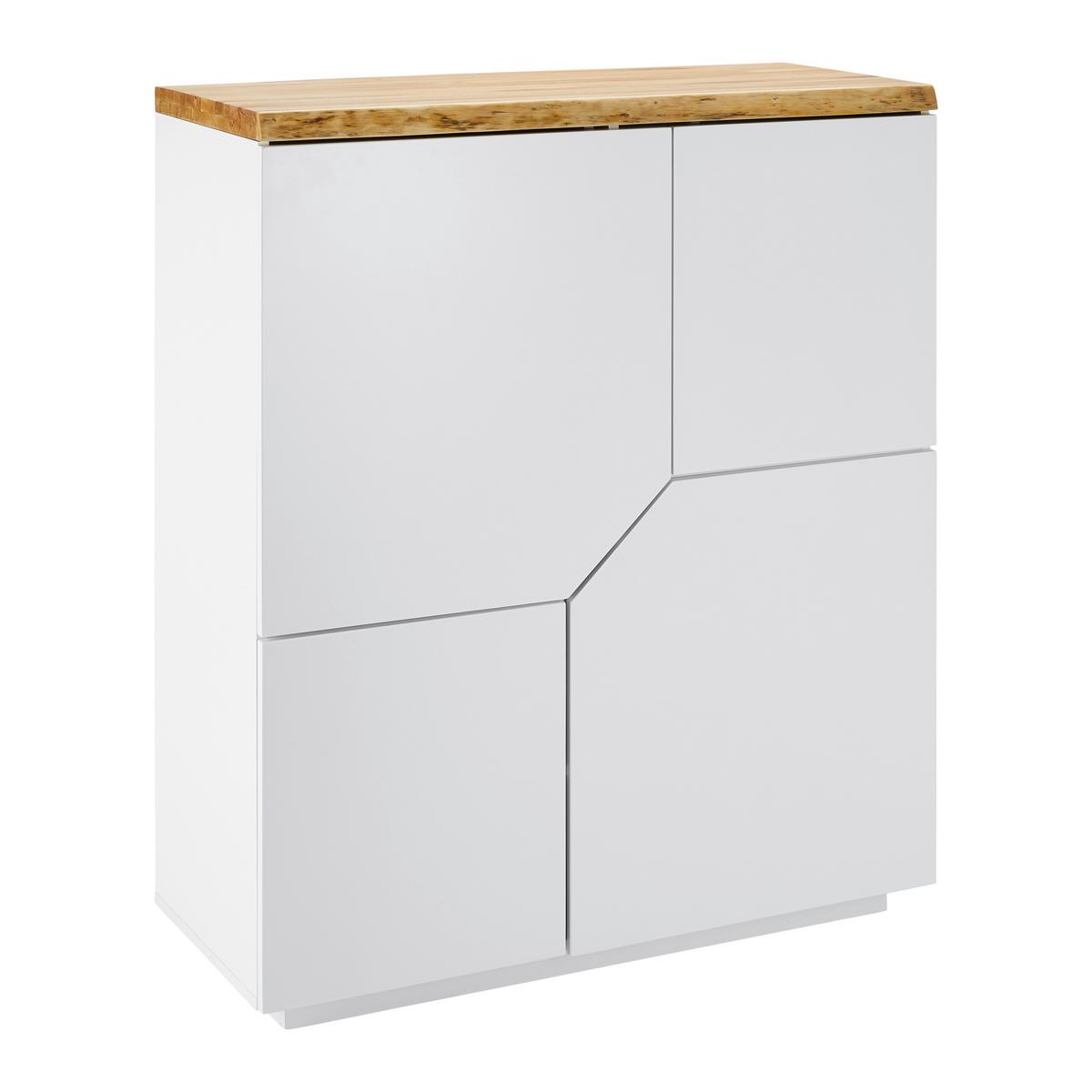 Kommode Weiss Holz Modern 1