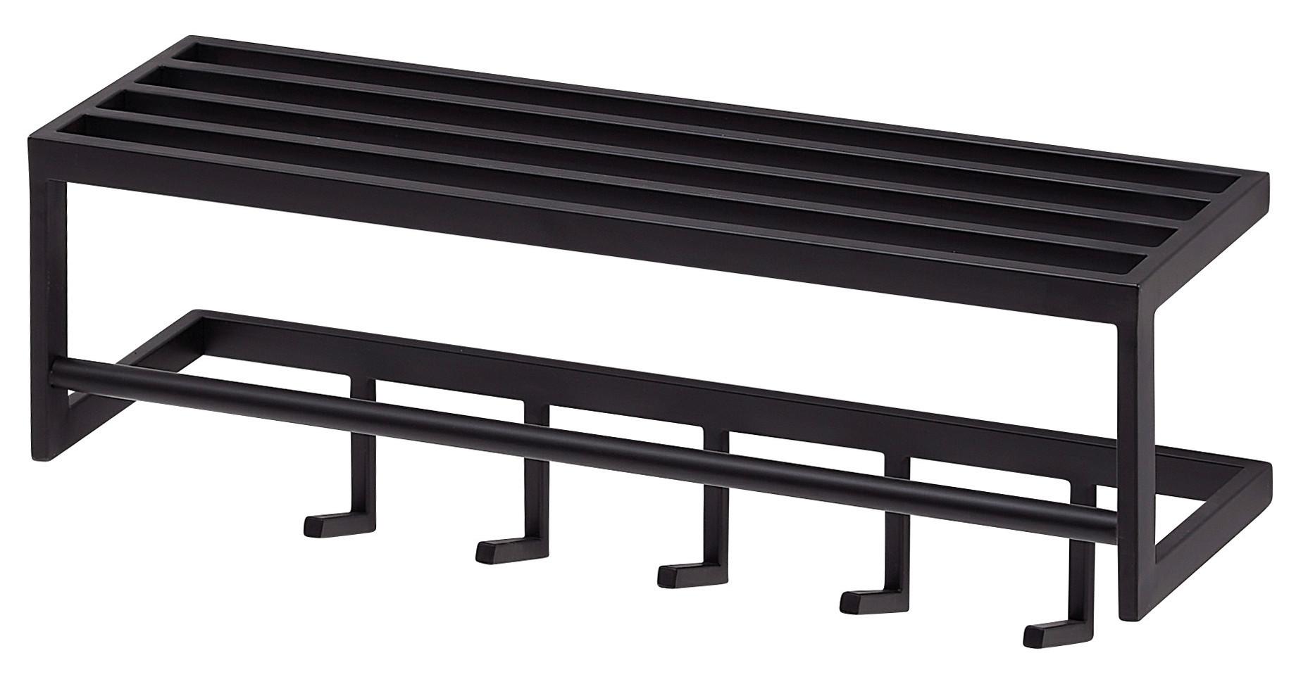 Stenski Obešalnik Wl6.449 - črna, Moderno, kovina (70/20/20cm) - MID.YOU