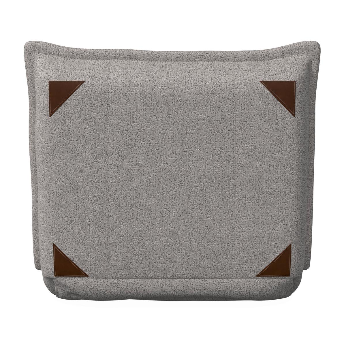 Fekvőfotel Tamara - világosszürke, Modern, textil/fém (82/31/69cm) - Bessagi Home