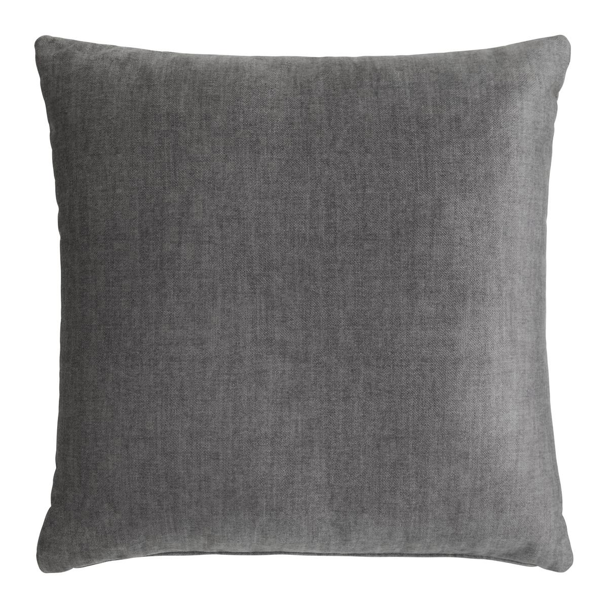 Zierkissen Sanfino Schwarz ca. 55x40cm - Graphitfarben, Konventionell (55/55cm) - Premium Living