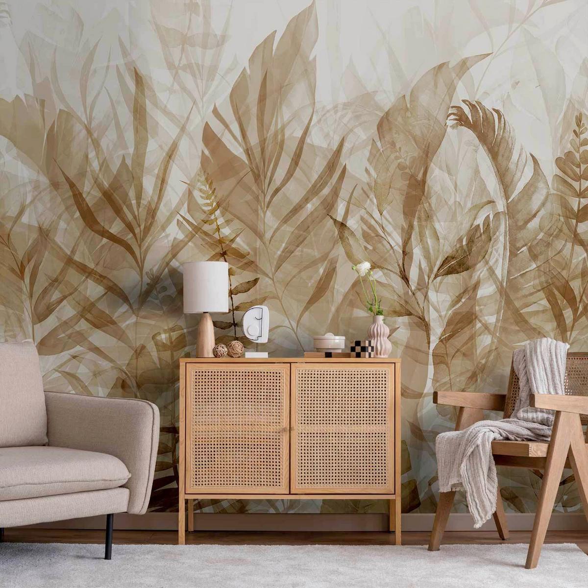 Fototapeta Magic Grove, 150x105cm - svetlo rjava/bež, Trendi, tekstil (150/105cm) - artgeist