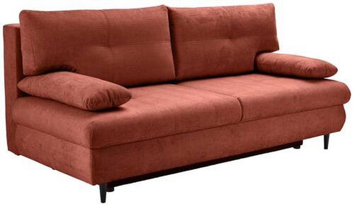 CANAPEA EXTENSIBILĂ VIRGO - teracotă, Konventionell, textil (212/97/105cm) - Modern Living