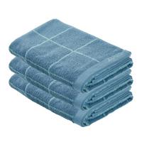 ZESTAW RĘCZNIKÓW FROTTE CHAMP 3 SZT. - petrol/turkusowy, Natur, tkanina (30/50cm) - Bio:Vio