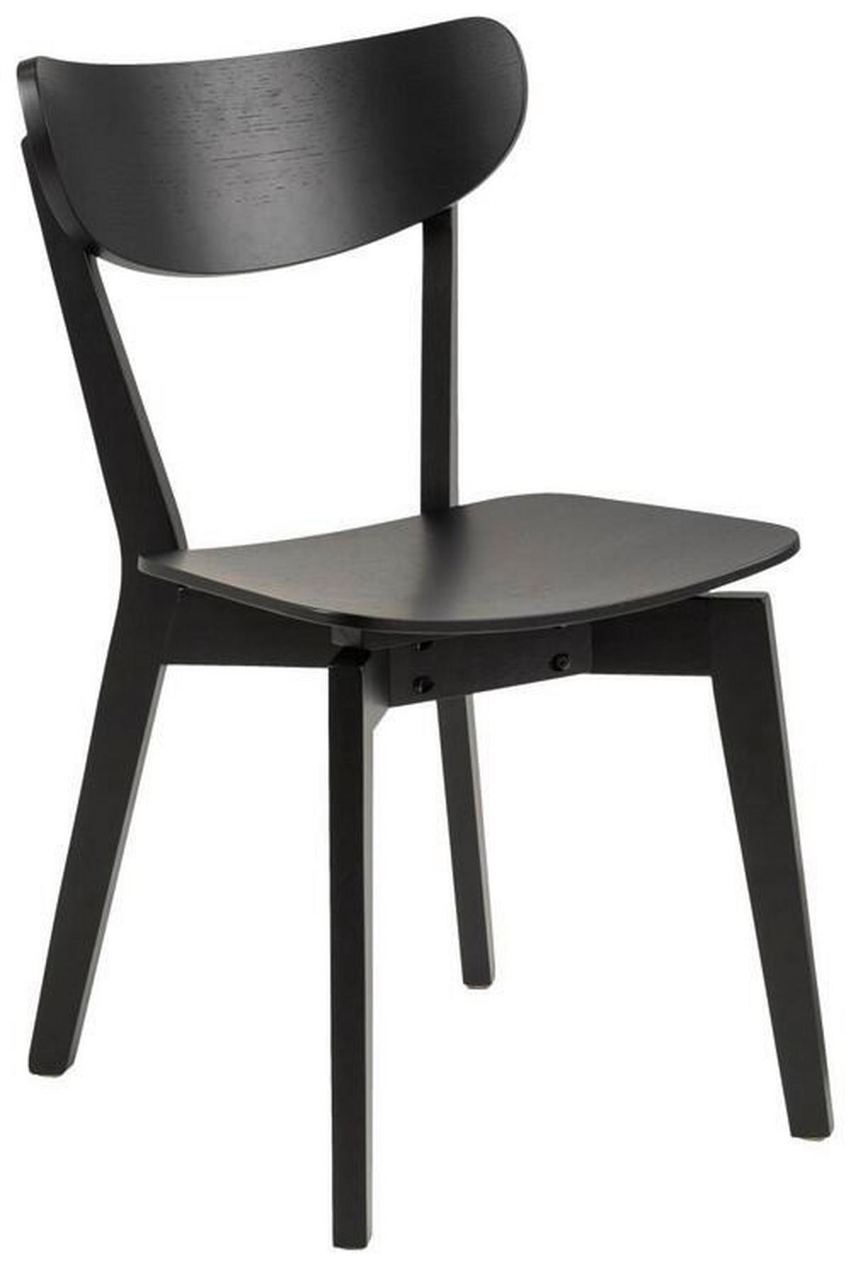 Stuhl Rocky in Schwarz - Schwarz, LIFESTYLE, Holz (45/78/55cm) - Mömax