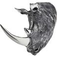 Dekonashorn in Silber - Silberfarben, MODERN, Kunststoff (44/53/19cm) - Premium Living