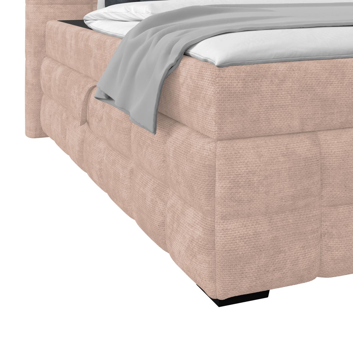 PAT BOX VEGA - bej/verde, Trend, lemn/textil (200/200cm) - Modern Living