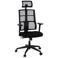 Pisarniški Stol Spinio Pro, Črna - črna, Moderno, umetna masa/tekstil (64/138/62cm) - MID.YOU