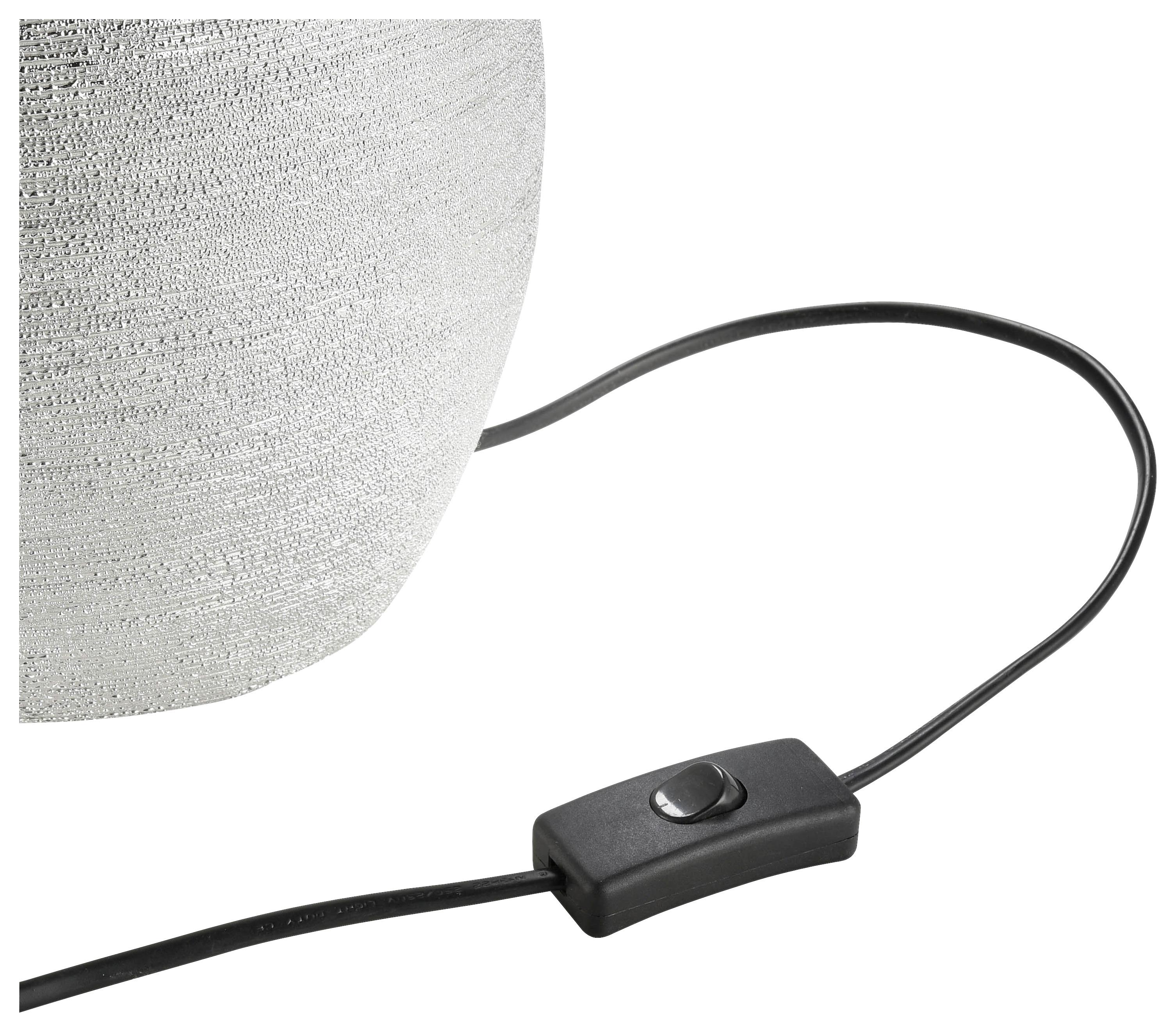 Lámpatalp Solns - ezüst/króm, Modern, kerámia (19/28,5cm) - Modern Living