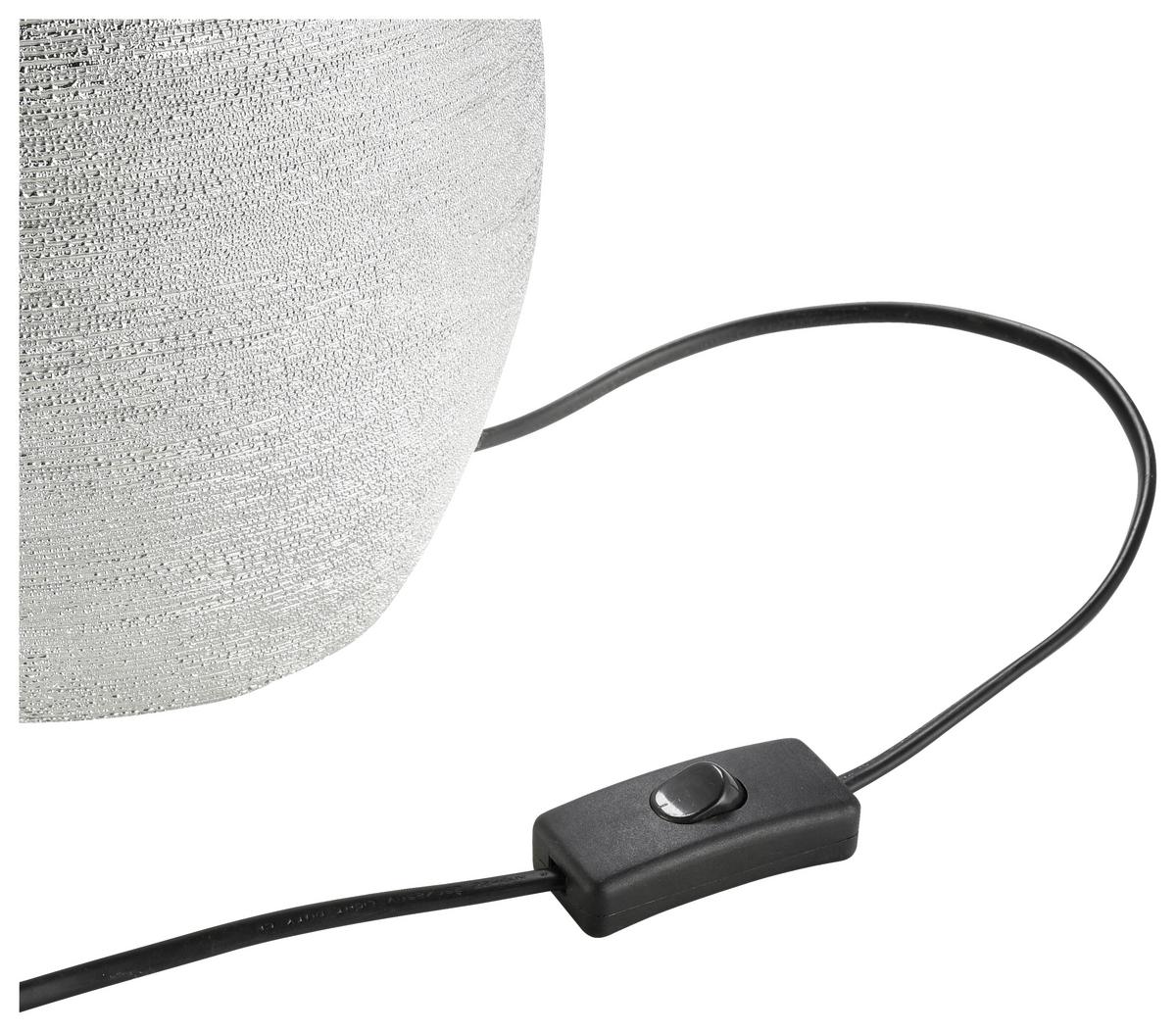 Lámpatalp Solns - ezüst/króm, Modern, kerámia (19/28,5cm) - Modern Living
