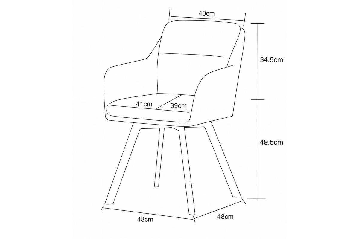 Set Stolov Sophie, Antracit, 2 Kos - črna/antracit, Moderno, kovina/tekstil (53/87/62cm) - MID.YOU