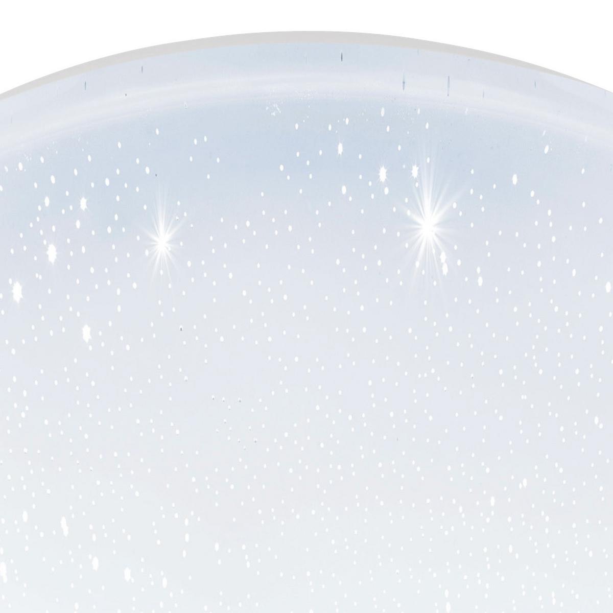 Led-deckenleuchte Pogliola-S D. 31 Cm Weiss - Weiss, Basics, Kunststoff/Metall (31/5,5cm)