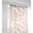 Flächenvorhang Bella in Braun, ca. 60x245cm - Braun, Textil (60/245cm) - MÖMAX modern living