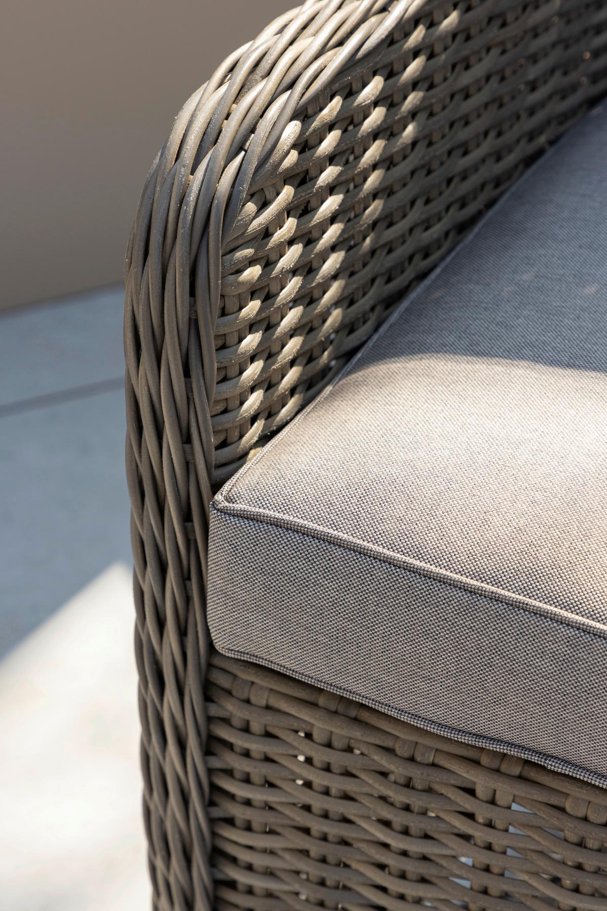 GARTENSTUHL-SET WEMBLEY - Braun, KONVENTIONELL, Kunststoff/Textil (62/94/66cm) - Gardenson