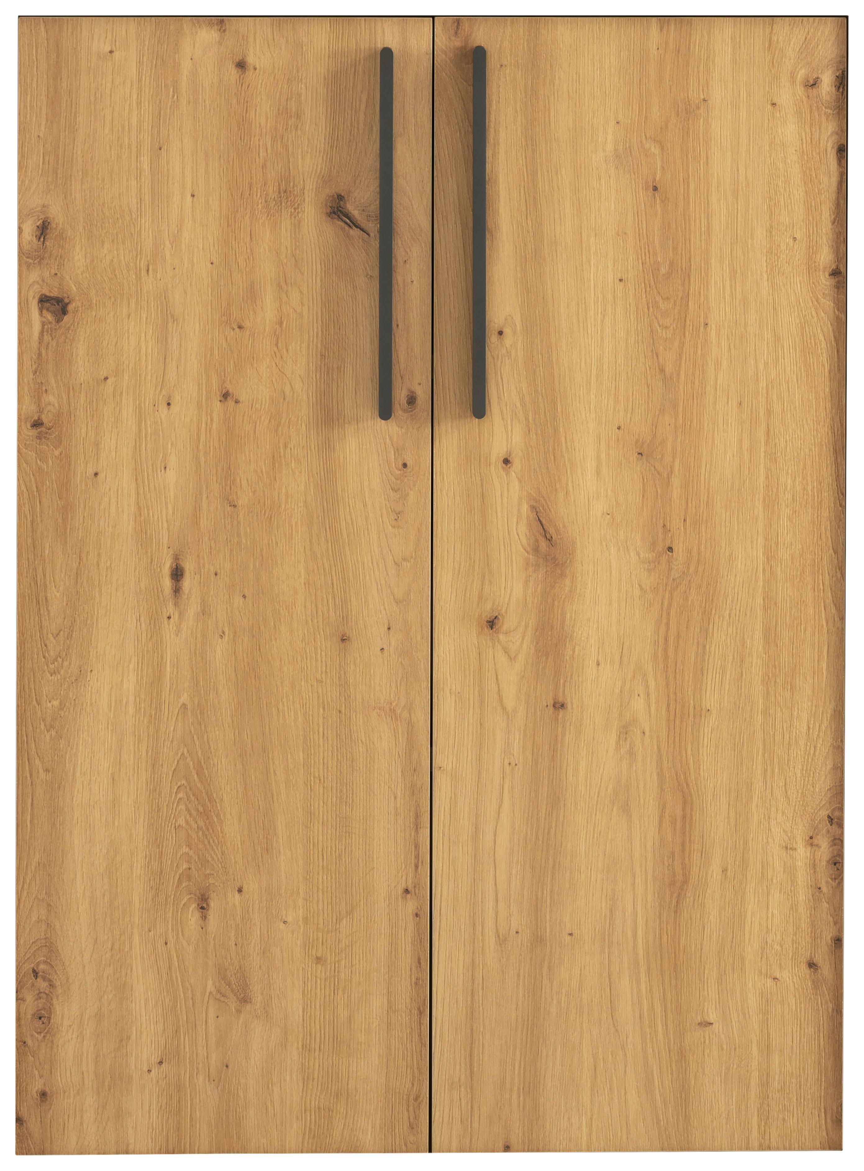 DÖRRSET MASSICCIO -LAGER- - ek Artisan/antracit, Modern, metall/trämaterial (74/101cm) - Mömax