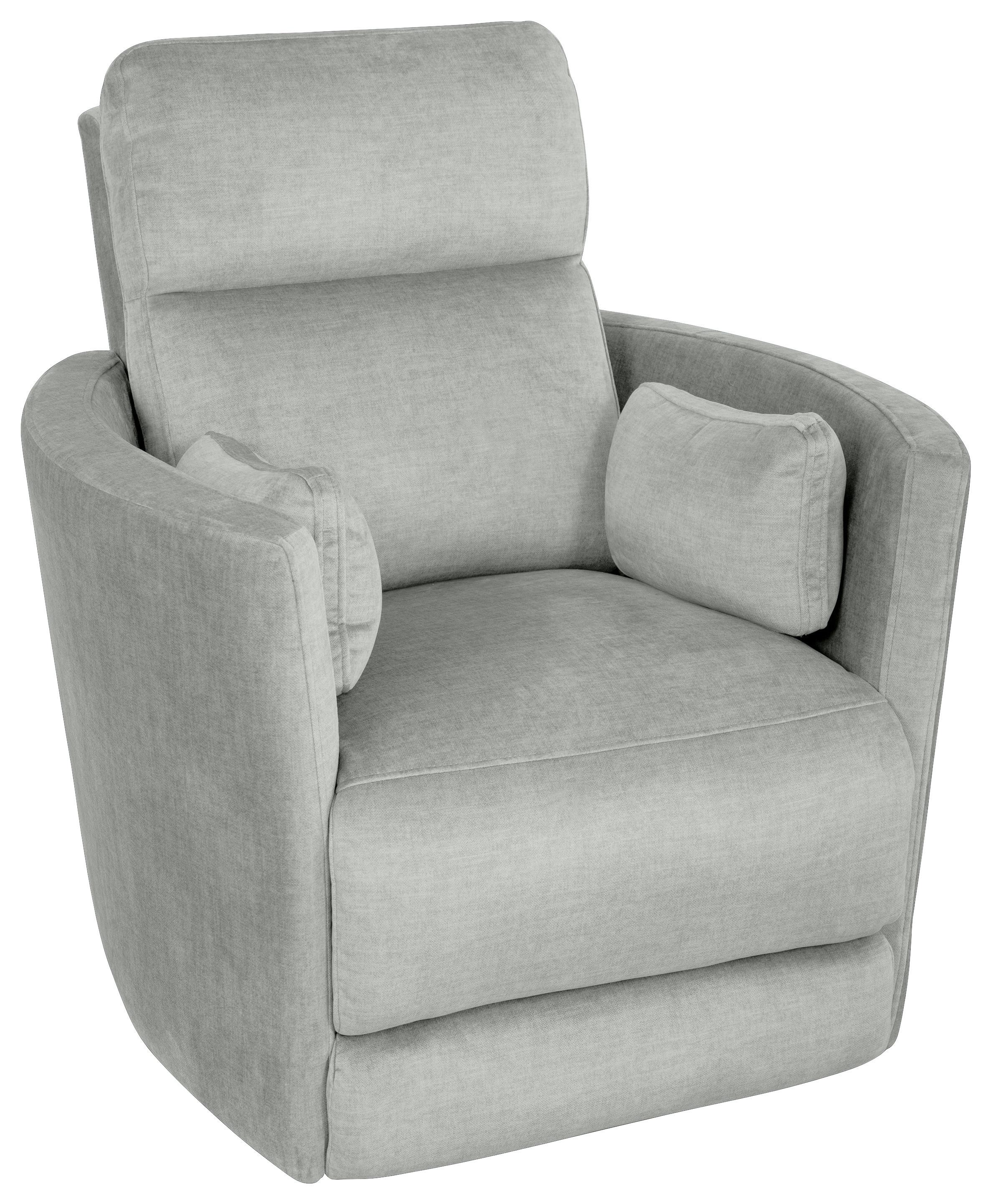 Tv-fotelj Swive, Siva, Relax Funkcija - siva/črna, Moderno, kovina/tekstil (91,4/101,6/96,5cm) - Modern Living