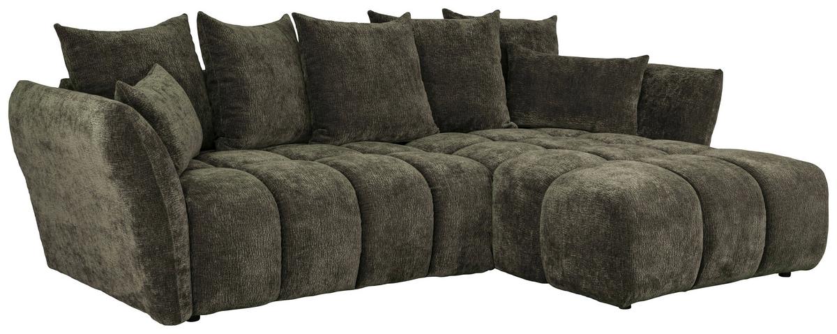 Kutna Garnitura Cammellio - zelena/crna, Moderno, tekstil (296/189cm) - Mömax