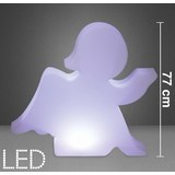 Dekoleuchte Angel mit Led ca. 85/77 cm - Weiß, MODERN, Kunststoff (85/17/77cm) - Mömax modern living