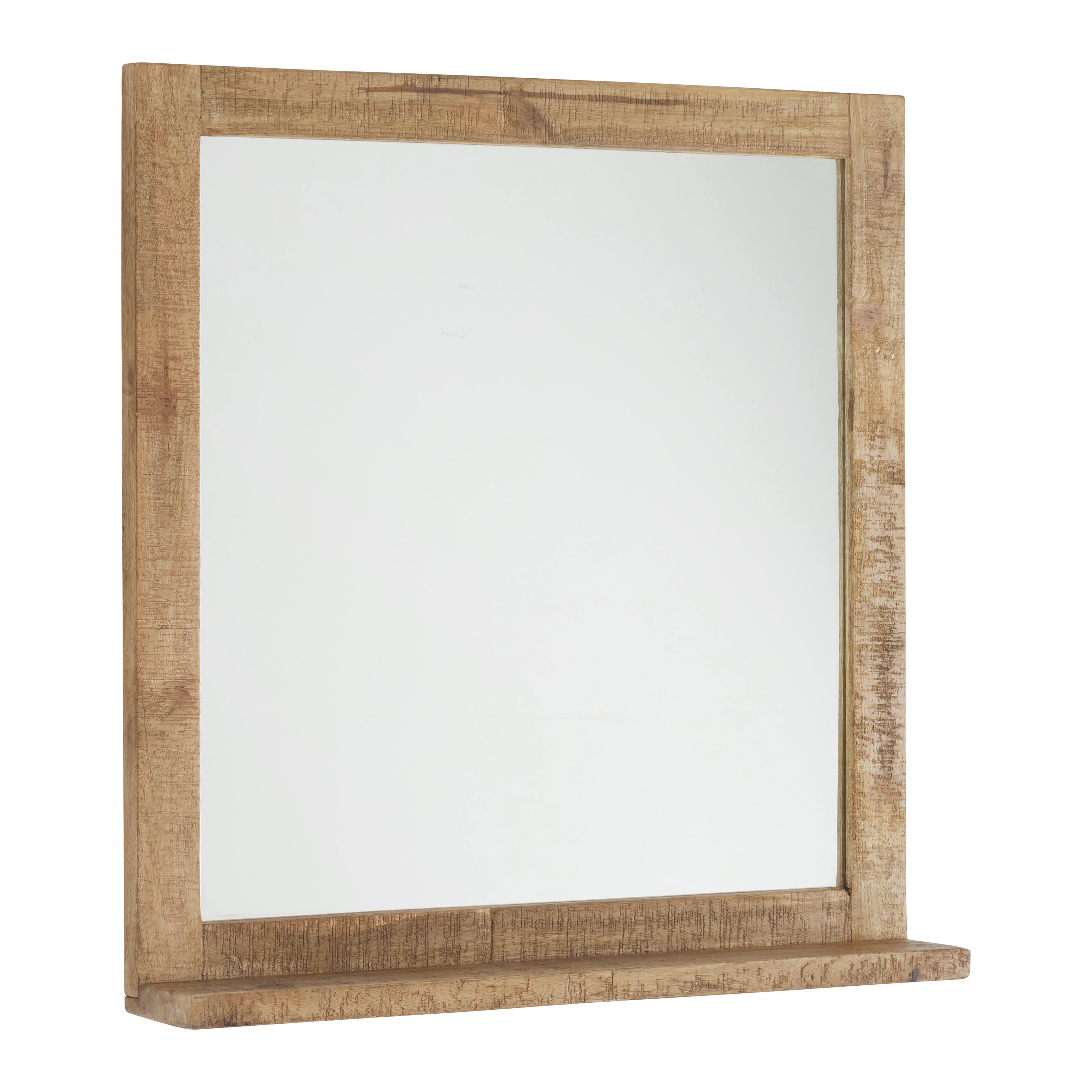 SPEGEL EVEREST -EXKLUSIV- - naturfärgad, Natur, trä (70/72,5cm) - Mömax
