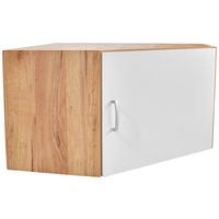Dulap auxiliar superior Tio - alb/culoare lemn stejar, Konventionell, material pe bază de lemn (80/80cm) - Modern Living