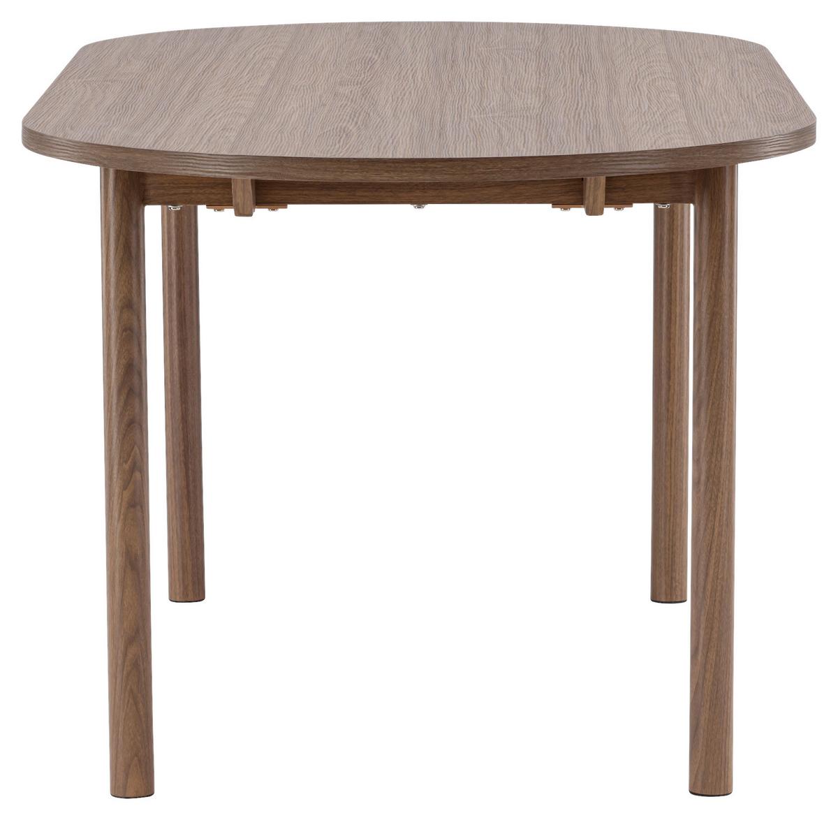 Esstisch Andy ca. 180x90x75 cm Braun - Braun, Design, Holzwerkstoff/Metall (180/90/75cm) - Livetastic
