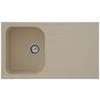 Granitspüle Orlando ca. 86x20,9x50 cm - Beige, Trend, Stein (86/20,9/50cm) - Respekta
