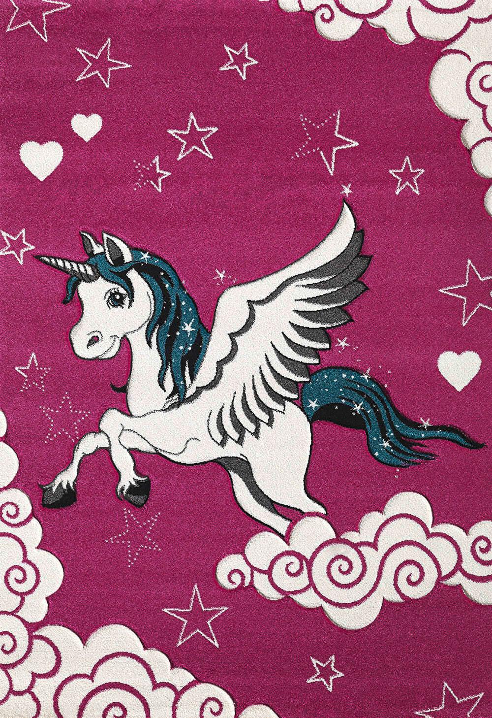 Kinderteppich Diamond Kids Beere ca. 120x170cm - Beere, KONVENTIONELL, Textil (120/170cm)