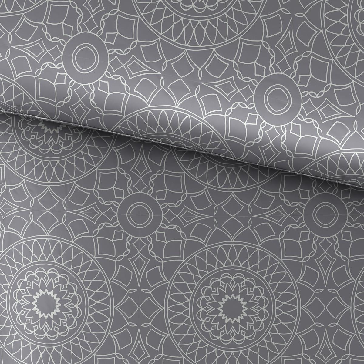 Bettwäsche Elisa in Grau ca. 135x200cm - Beige, MODERN, Textil (135/200cm) - Premium Living