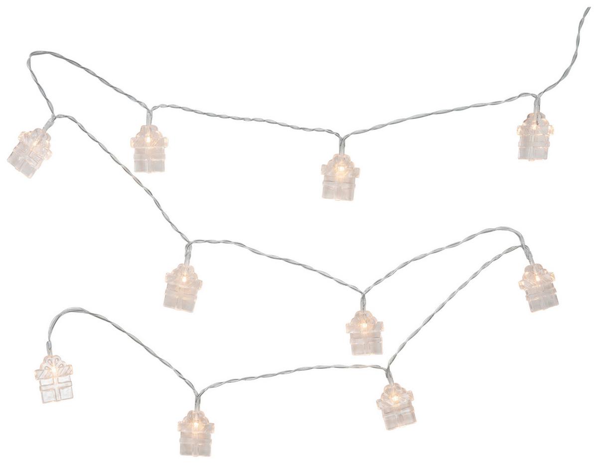 LED-Dekoleuchte Present Transparent max. 0,6 Watt - Transparent, Kunststoff/Metall (165cm) - Mömax