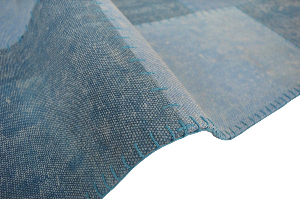 Flachwebeteppich Lyrical 110 Multi/blau 200x290 - Blau/Multicolor, Basics, Textil (200/290cm) - Kayoom