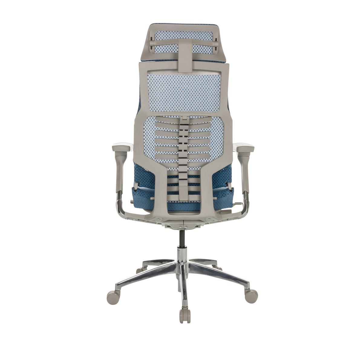 Pisarniški Stol Dynafit Ii G, Modra - modra/barve aluminija, Basics, kovina/umetna masa (67/119-135/60cm) - MID.YOU