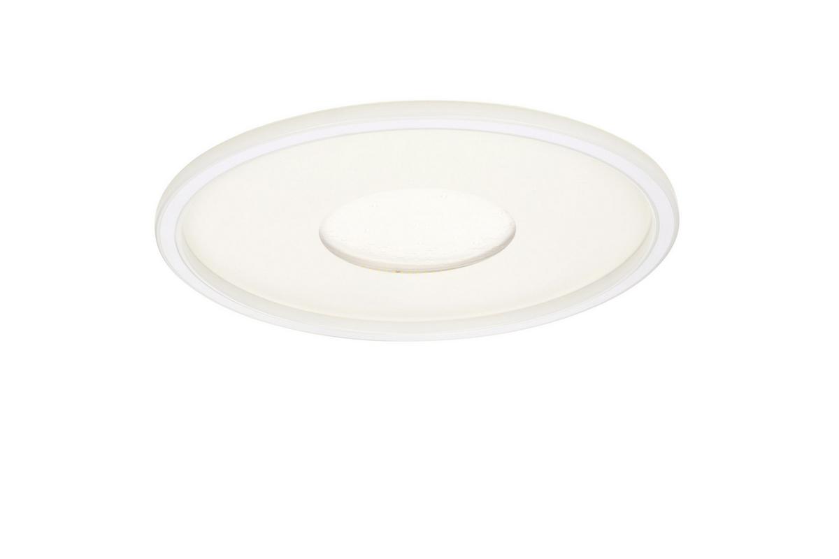LAMPA SUFITOWA LED TOLEDO *SBN* - biały, Basics, tworzywo sztuczne/metal (50/5cm) - Novel