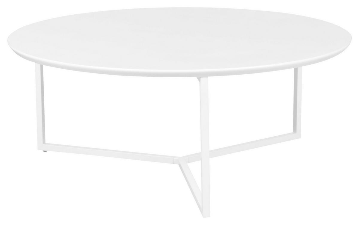 Klubska Miza Wl5.240 - bela, Design, kovina/leseni material (80/80/33cm) - MID.YOU