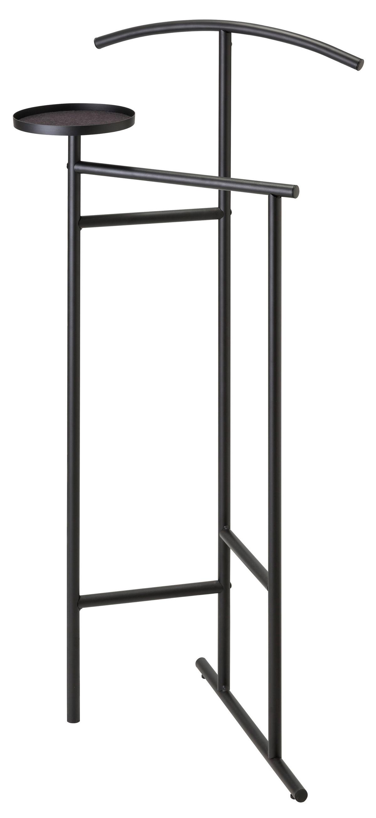 CICHY SŁUGA COPENHAGEN - czarny, Konventionell, metal/tkanina (42/120/41cm)