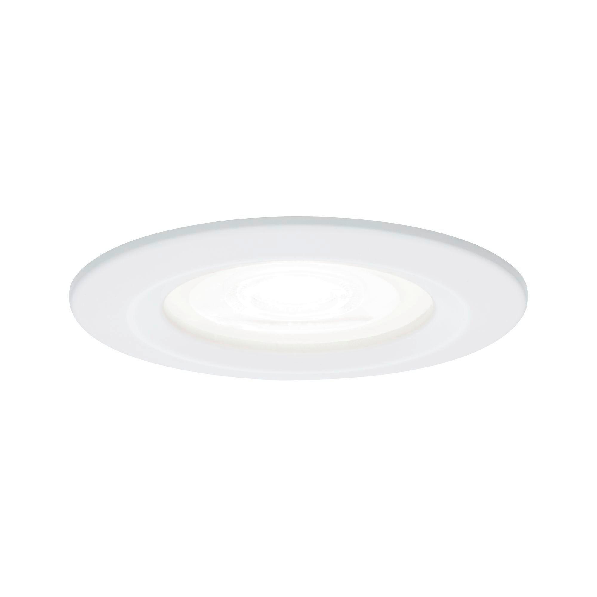 Deckenstrahler Nova in Weiß/Alufarben max. 6,5 W - Alufarben/Weiß, Design, Metall (7,8cm) - Paulmann