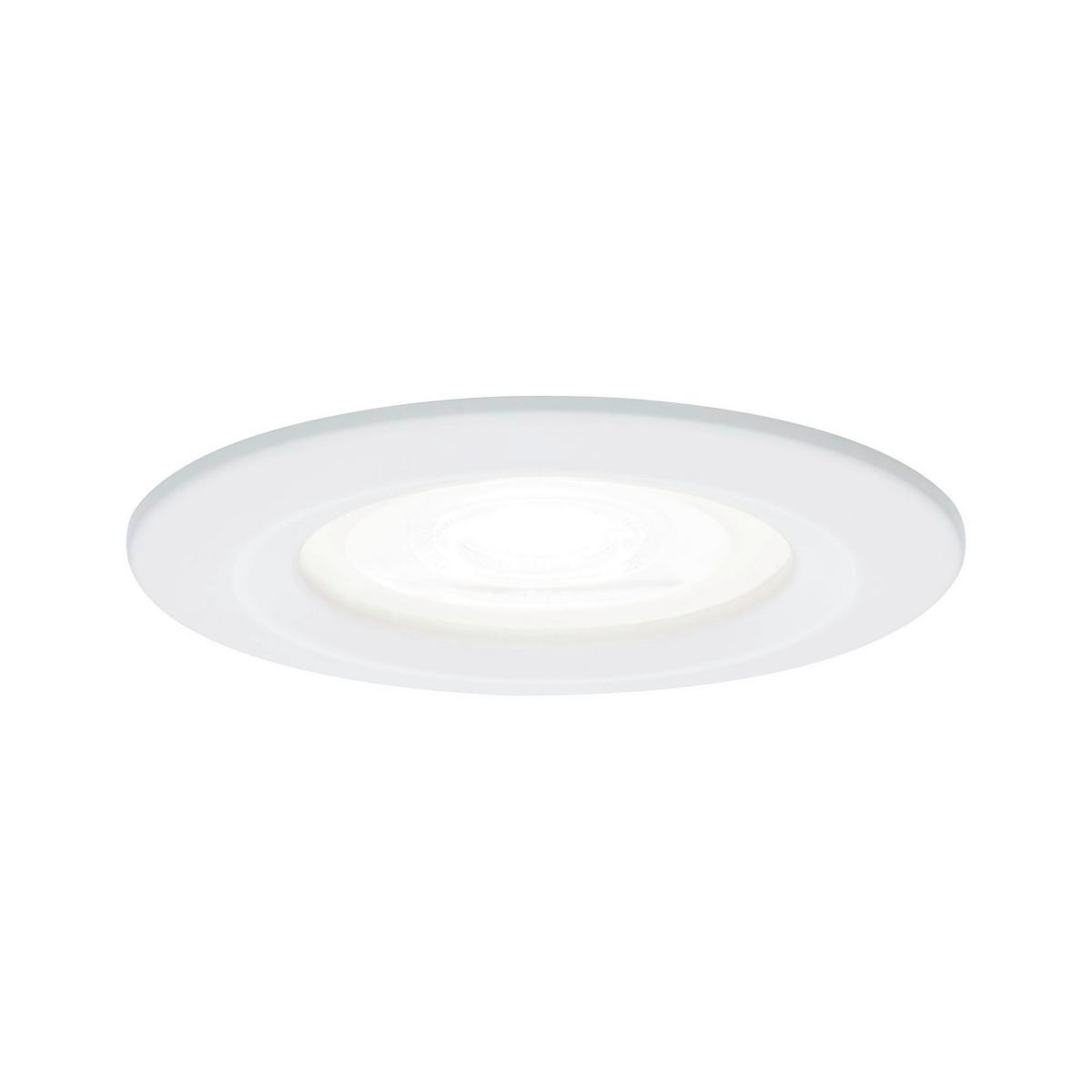 Deckenstrahler Nova in Weiß/Alufarben max. 6,5 W - Alufarben/Weiß, Design, Metall (7,8cm) - Paulmann