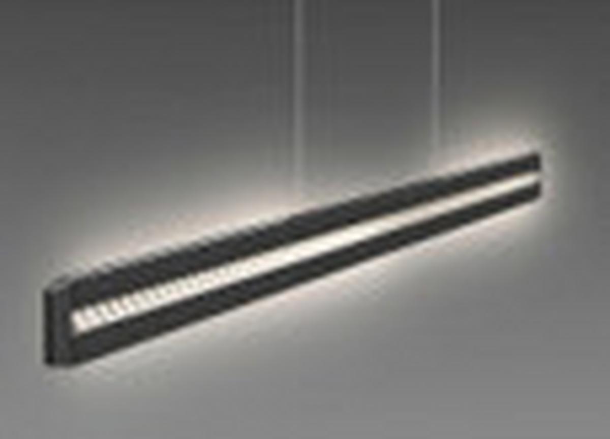 LAMPA WISZĄCA LED G51450/06 BANDA - czarny, Design, metal/szkło (115/6,5/150cm) - Brilliant