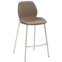 Barhocker My Solo ca. 49x97 cm Schlammfarben - Sandfarben/Schlammfarben, KONVENTIONELL, Textil/Metall (49/97/53cm) - Livetastic