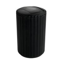 Coș de gunoi pentru cosmetice Allstar Minas - negru, Modern, plastic (15cm) - Wenko
