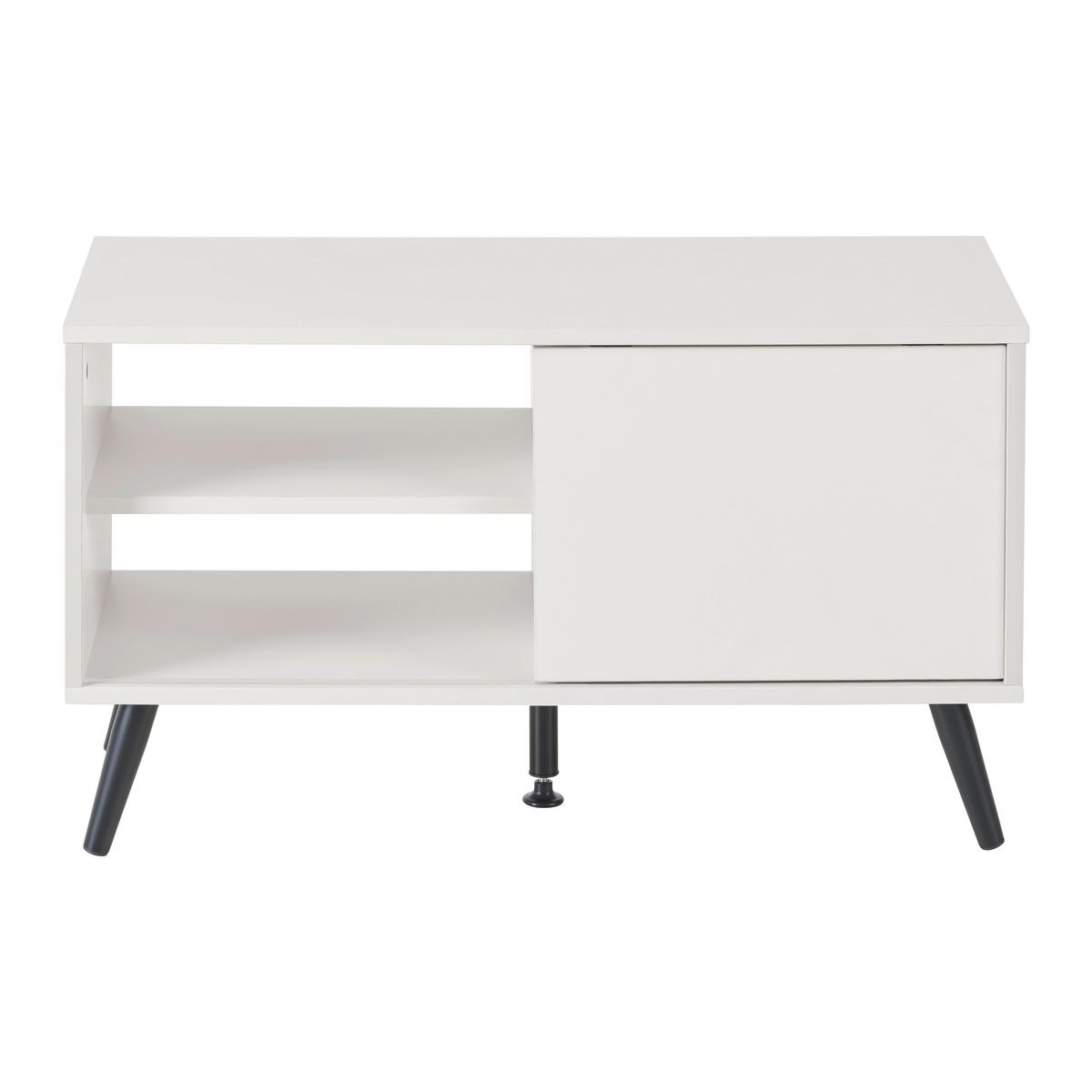 Phonotisch Move Kaschmirfarben - Kaschmir/Schwarz, MODERN, Holzwerkstoff/Metall (80/46/35cm) - Based