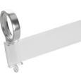 Lapfüggönysín Loft - nemesacél színű, műanyag/fém (60cm) - MÖMAX modern living
