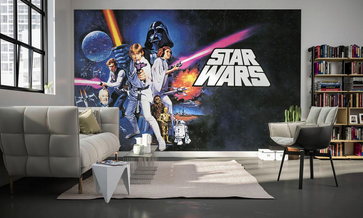 Vliestapete Star Wars Poster Classic 1 Weltall ca.400x250cm - Multicolor, Basics (400/250cm) - Komar