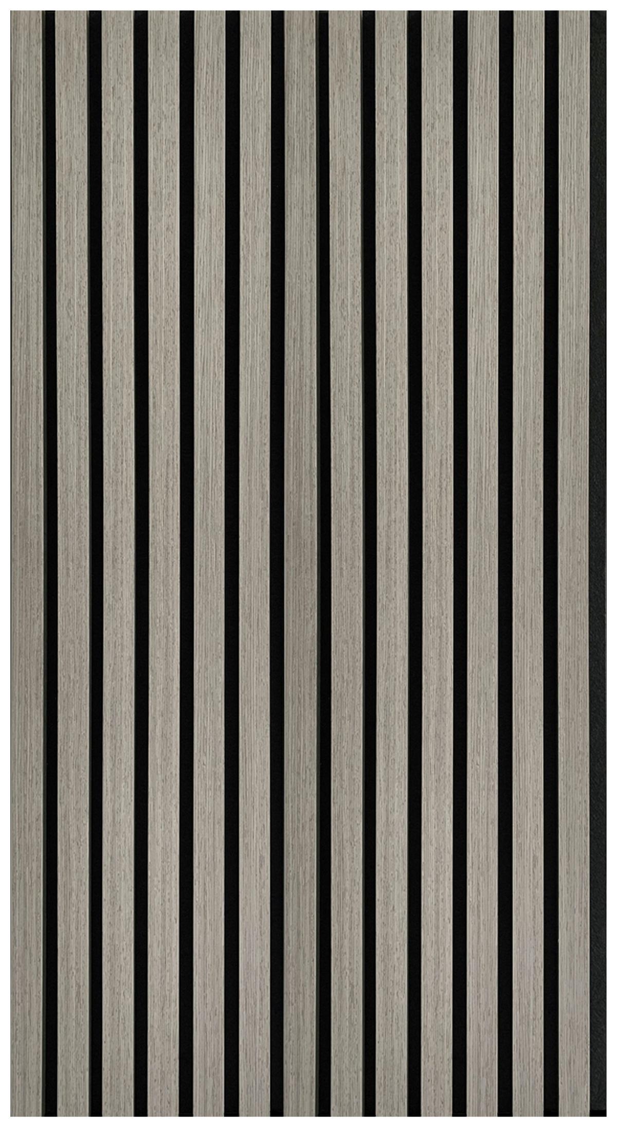 PANEL AKUSTYCZNY AKUSTIKPANEEL GREY OAK - szarobrązowy, Konventionell, tworzywo sztuczne/drewno (52/104/2,2cm)
