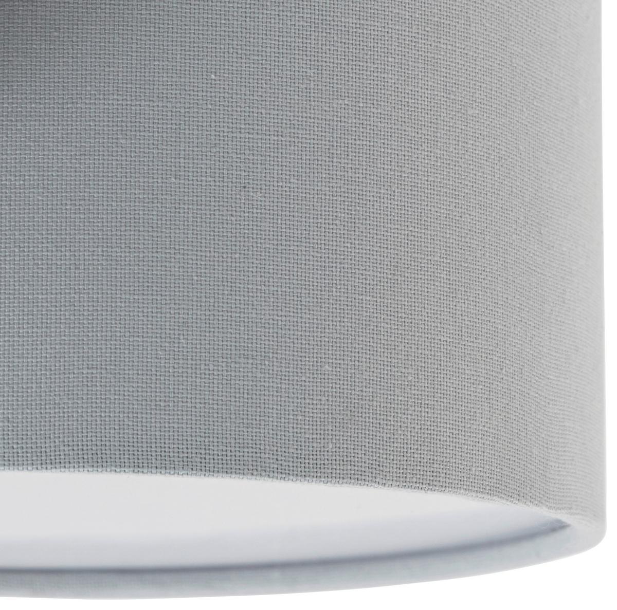 LAMPA SUFITOWA NADIA - antracytowy/jasnoszary, Modern, tworzywo sztuczne/metal (48/24cm) - Novel