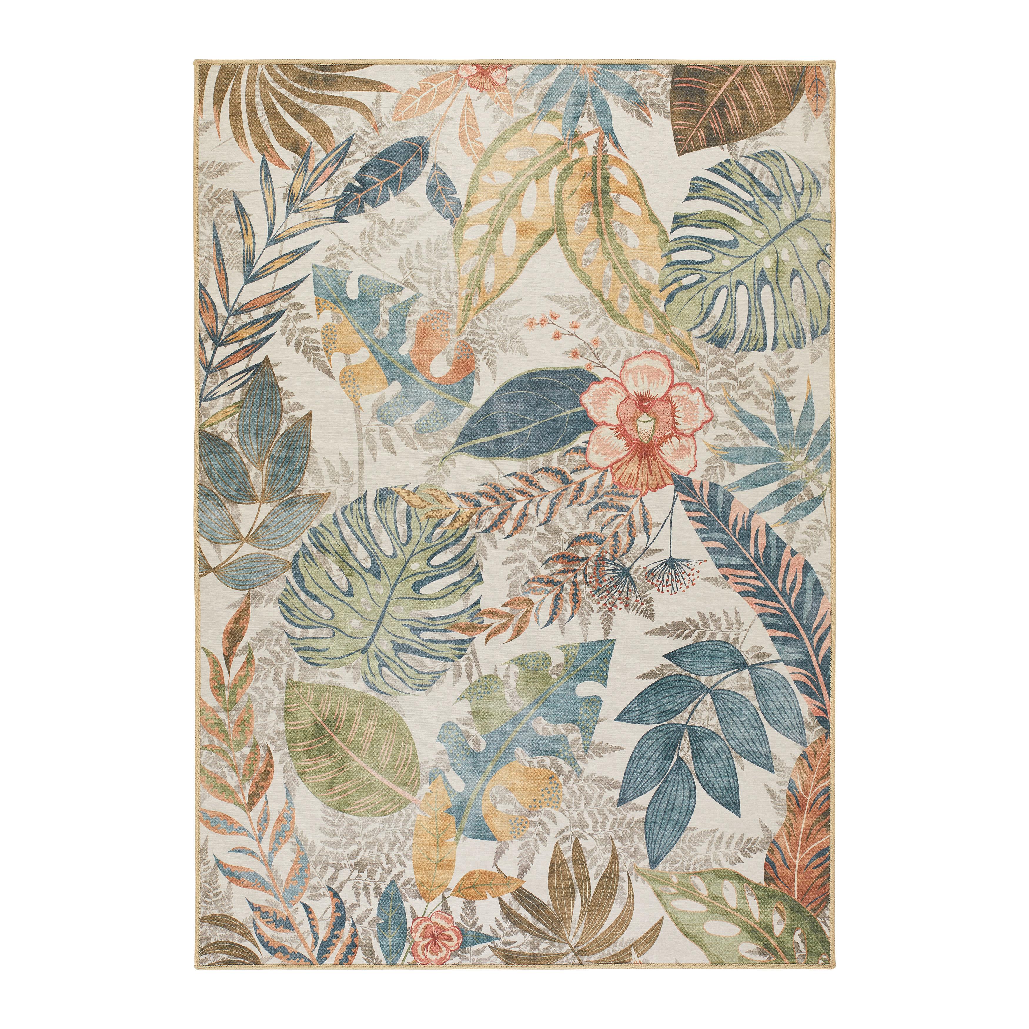 Síkszövött Szőnyeg Blätter 120/170 - színes, Modern, textil (120/170cm) - Modern Living