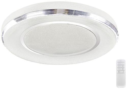 LED-Deckenleuchte Claski max. 18 Watt - Weiß, ROMANTIK / LANDHAUS, Kunststoff/Metall (39/10cm) - Modern Living